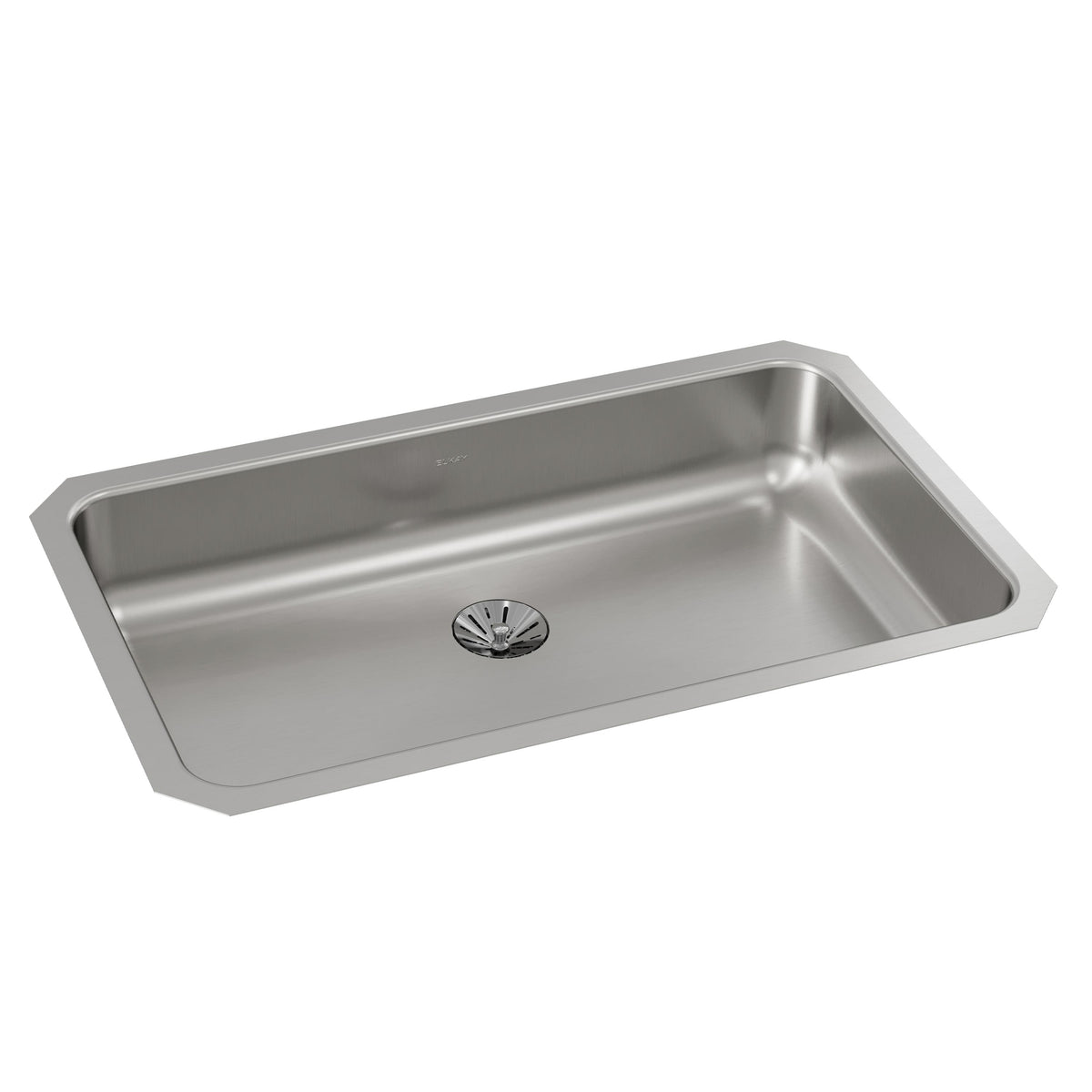 Elkay Lustertone Classic Stainless Steel 30-1/2" x 18-1/2" x 5-3/8" Single Bowl Undermount ADA Sink w/Perfect Drain®