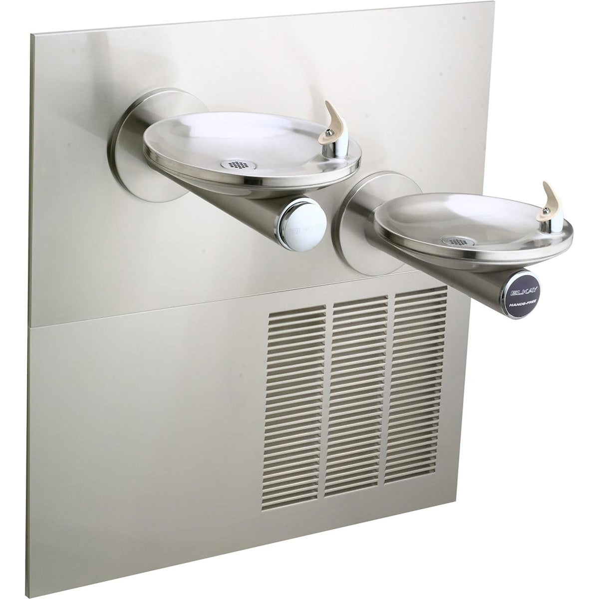 Elkay SwirlFlo Hands-free Activation Bi-level ADA Fountain Non-filtered Refrigerated Stainless