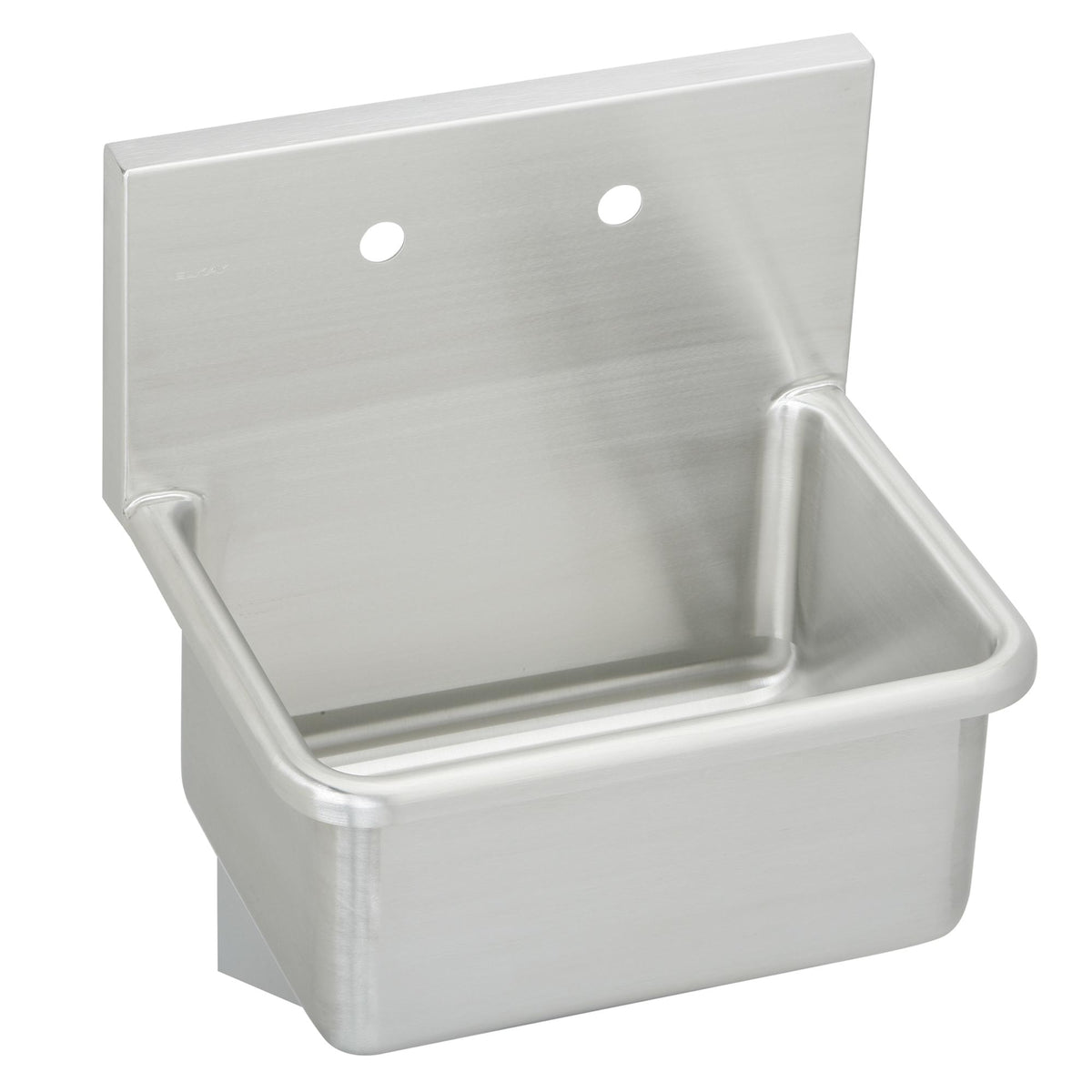 Elkay Stainless Steel 21" x 17-1/2" x 12 Wall Hung 2-Hole Service Sink