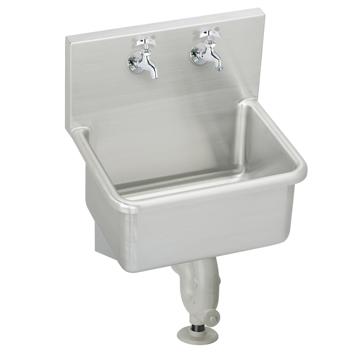Elkay Stainless Steel 21" x 17-1/2" x 12 Wall Hung Service Sink Kit