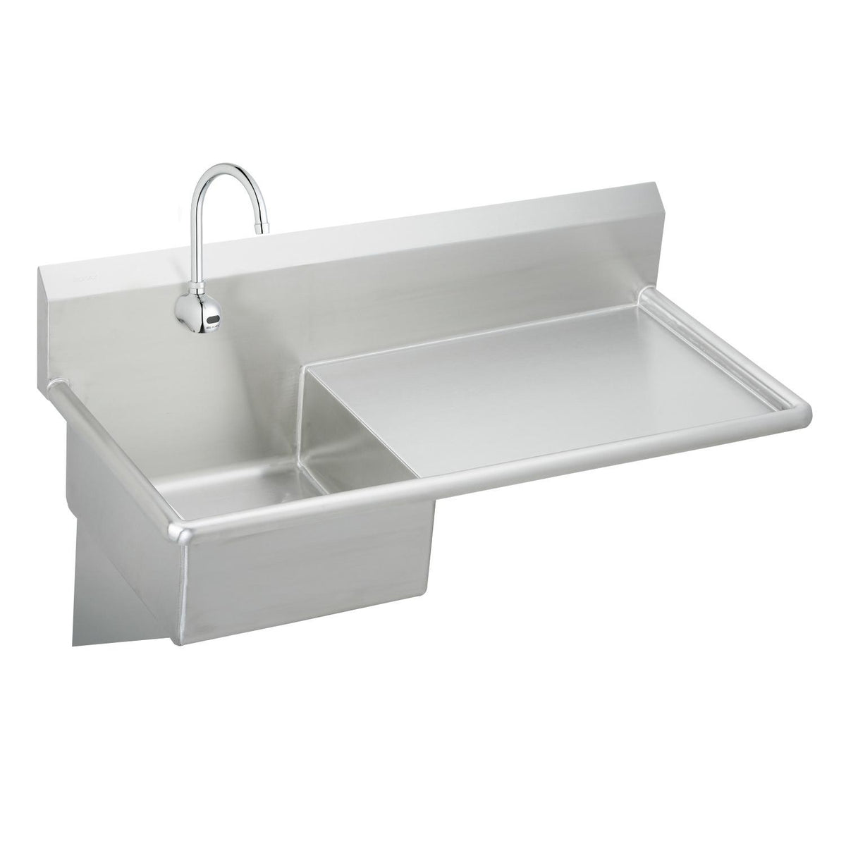 Elkay Stainless Steel 49-1/2" x 24" x 10 Wall Hung Service Sink Kit