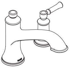 Moen 190322 Roman tub spout kit