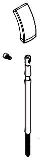 Moen 190851 Lift rod kit
