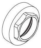 Moen 200757 Cartridge nut
