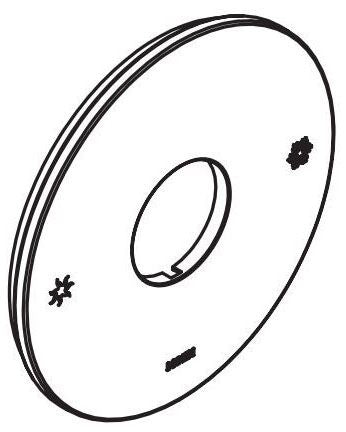 Moen 200793 M-Core Escutcheon Kit, Chr