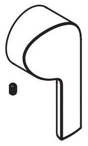 Moen 200794 M-Core Handle Kit, Bl