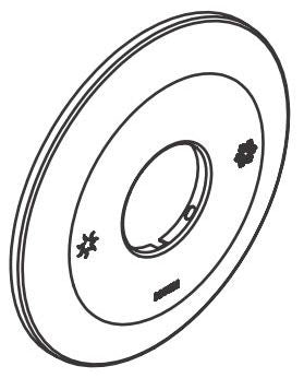 Moen 200803 M-Core Escutcheon Kit, Chr