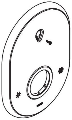 Moen 200810 Escutcheon & gasket kit