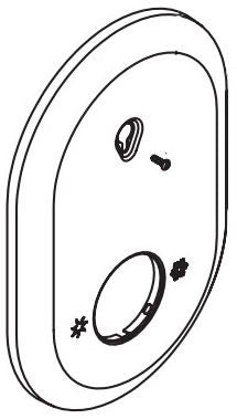 Moen 200812 M-Core Escutcheon Kit, Nl