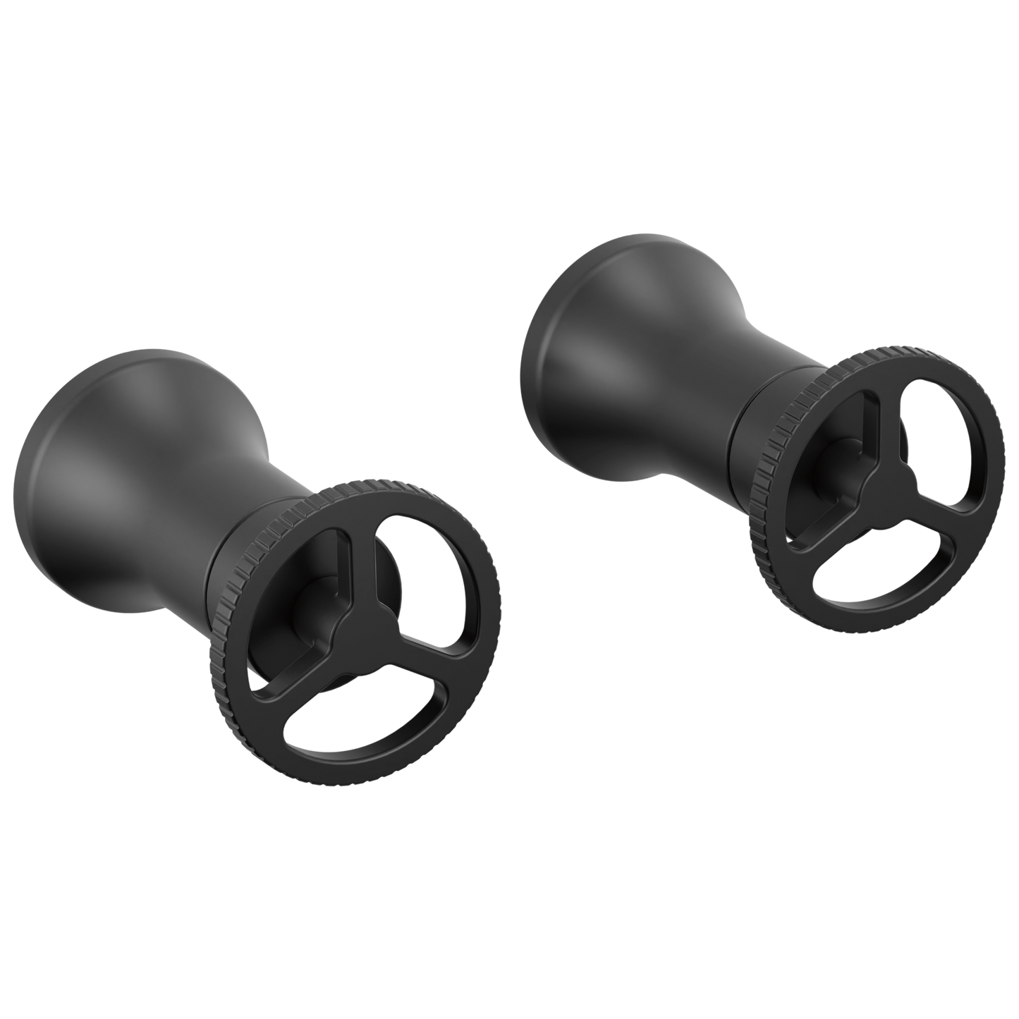 Delta Trinsic H558BL Wheel Handle - Wall Mount Lav - Matte Black