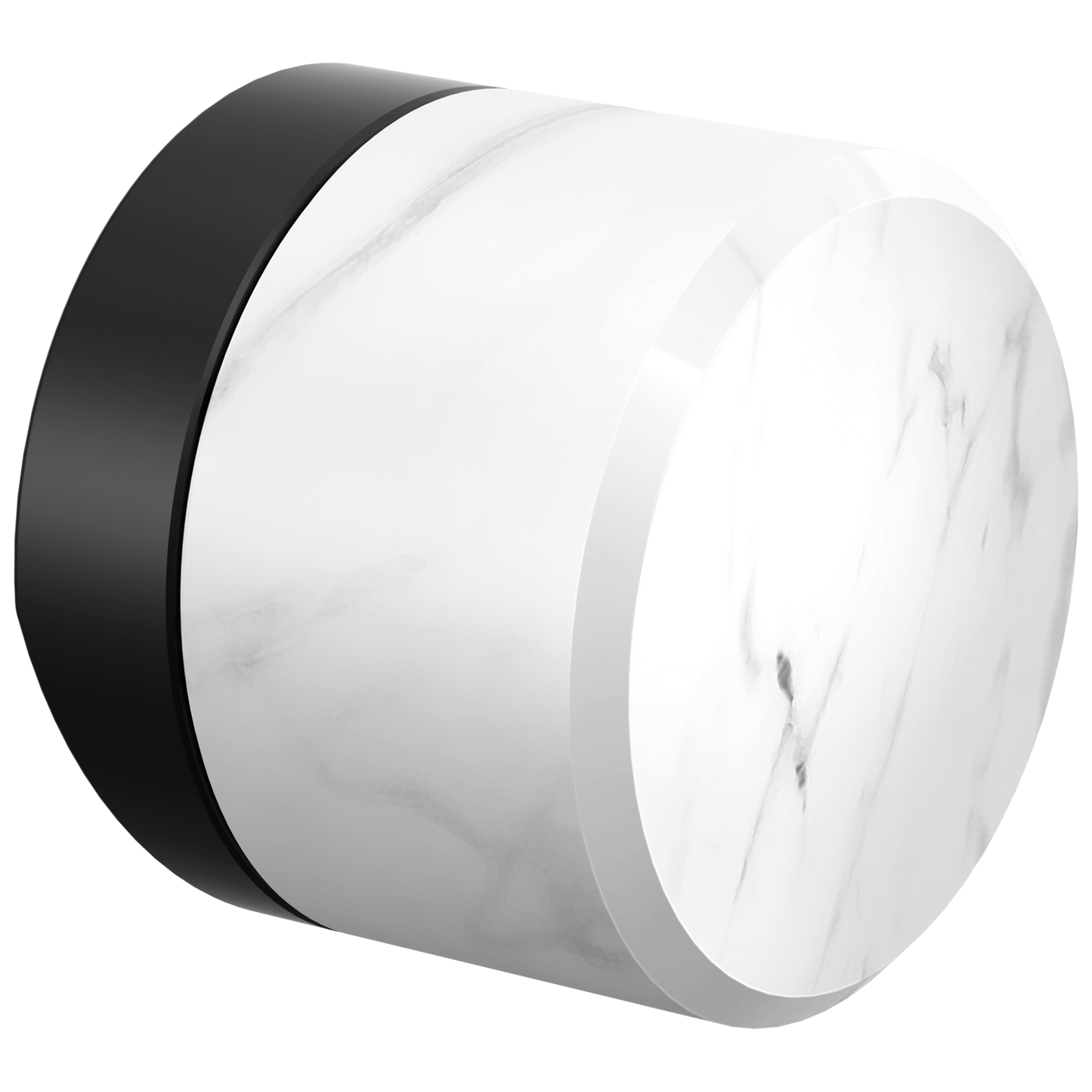 Brizo Odin HKK175 Kitchen Faucet White Marble Knob Handle Kit - Matte Black / Marble
