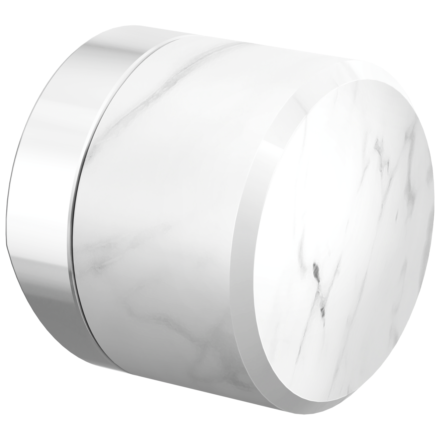 Brizo Odin HKK175 Kitchen Faucet White Marble Knob Handle Kit - Polished Chrome / Marble