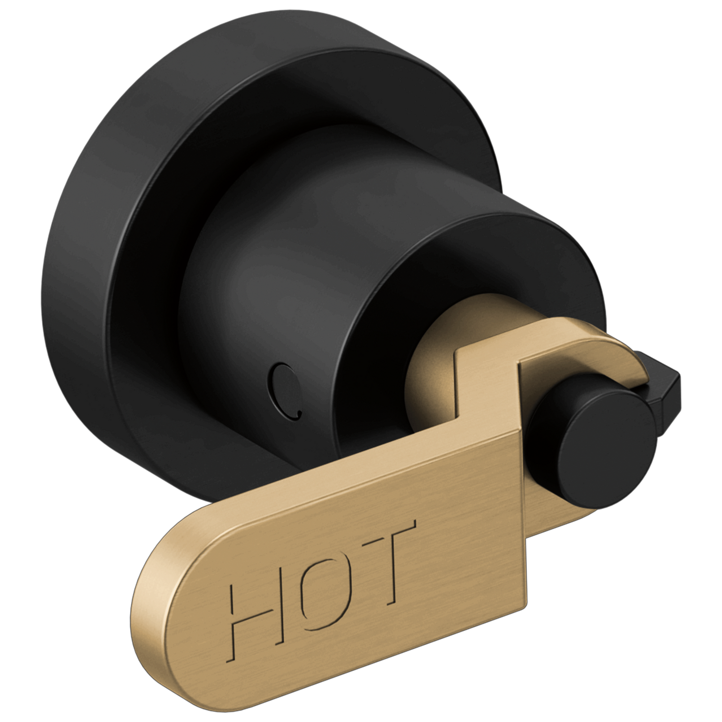 Two-Handle Wall Mount Tub Filler Handle Kit - Industrial Lever