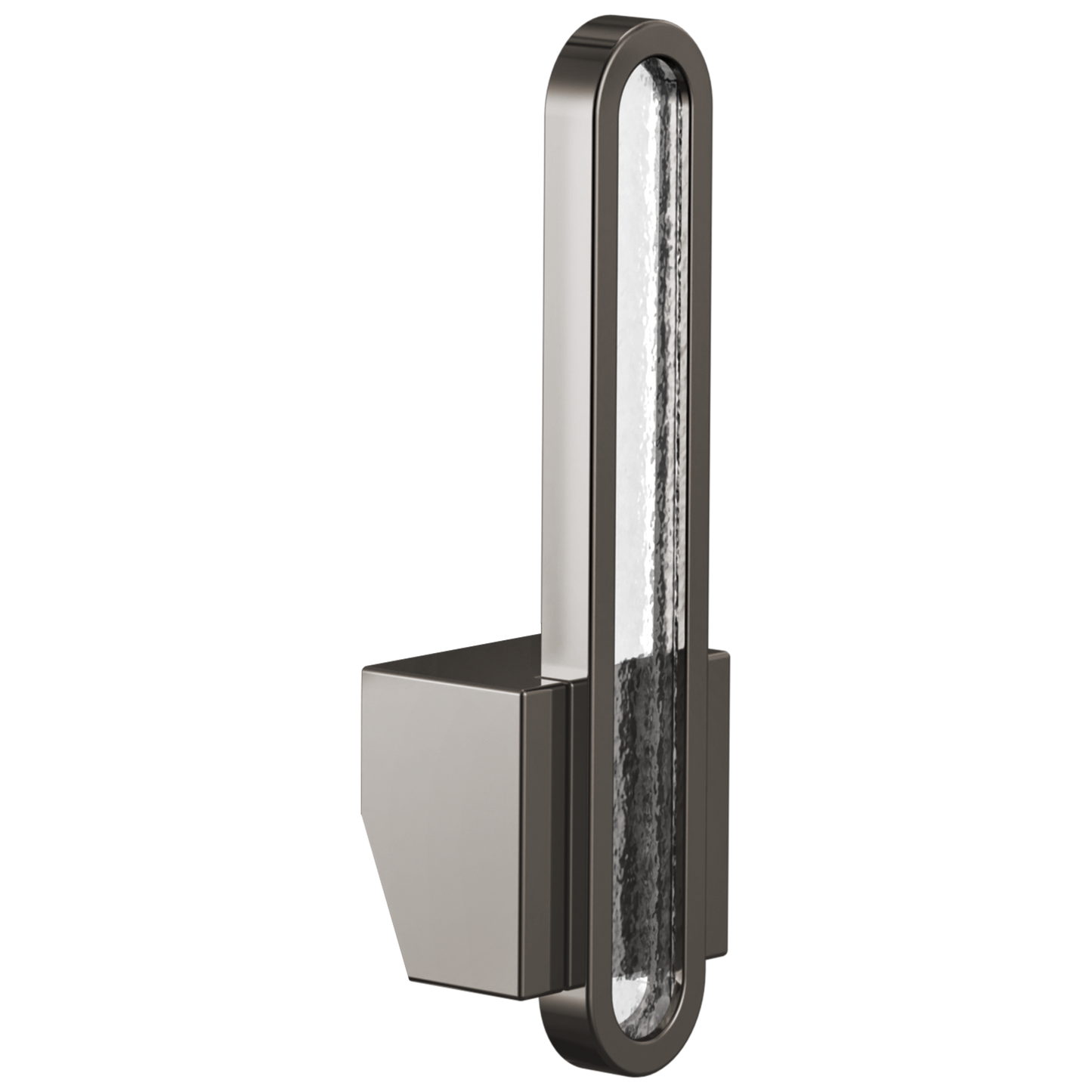 Brizo Frank Lloyd Wright HLK022 Pull-Down Kitchen Faucet Arc Lever with Glass Inlay Handle Kit - Brilliance Black Onyx / Clear