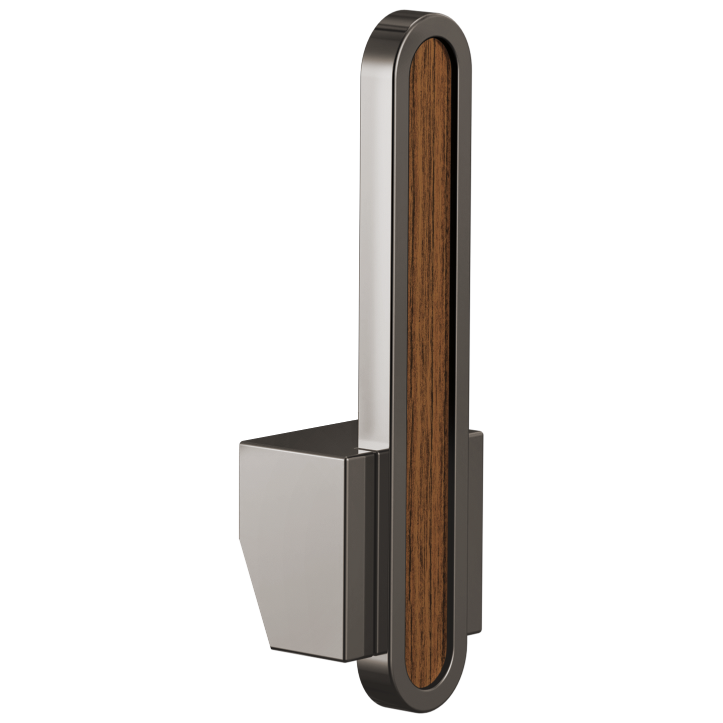 Brizo Frank Lloyd Wright HLK022 Pull-Down Kitchen Faucet Arc Lever with Wood Inlay Handle Kit - Brilliance Black Onyx / Wood