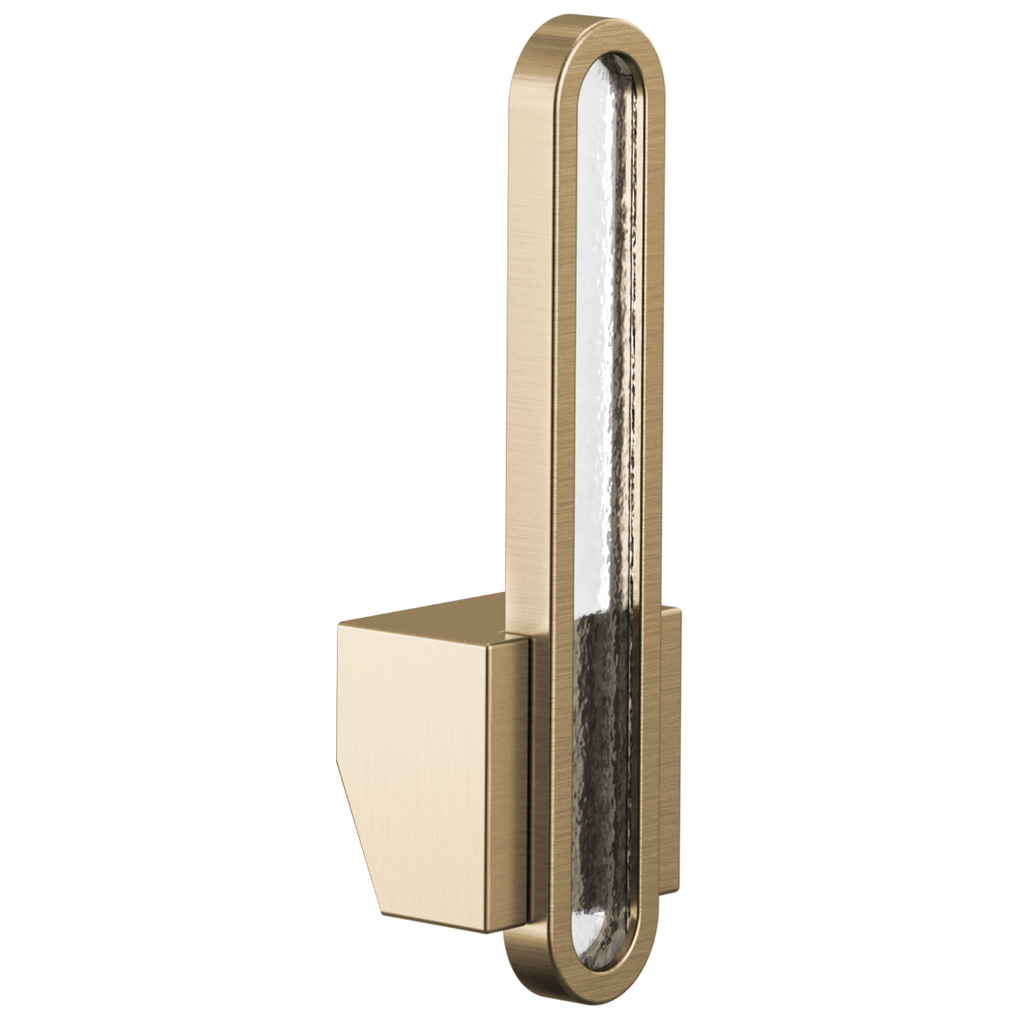 Brizo Frank Lloyd Wright HLK022 Pull-Down Kitchen Faucet Arc Lever with Glass Inlay Handle Kit - Luxe Gold / Clear Acrylic