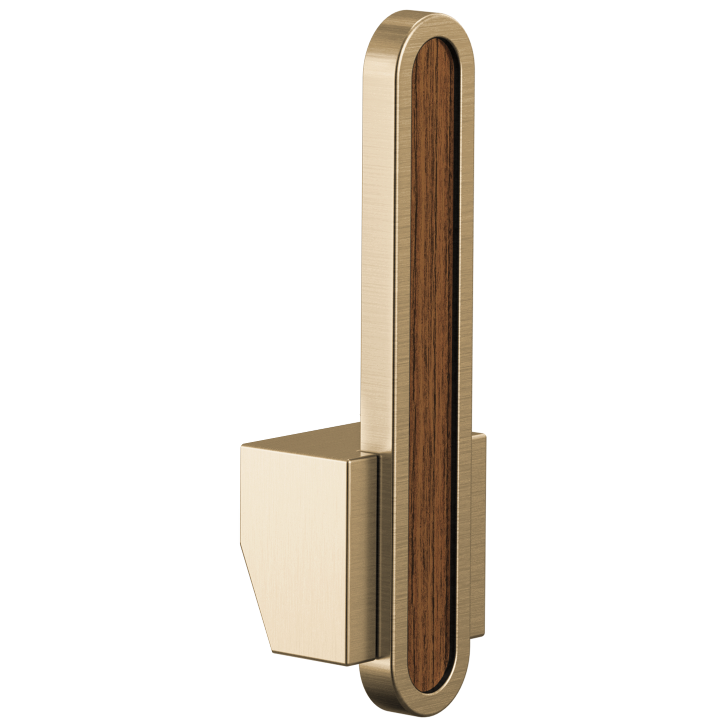 Brizo Frank Lloyd Wright HLK022 Pull-Down Kitchen Faucet Arc Lever with Wood Inlay Handle Kit - Luxe Gold / Wood