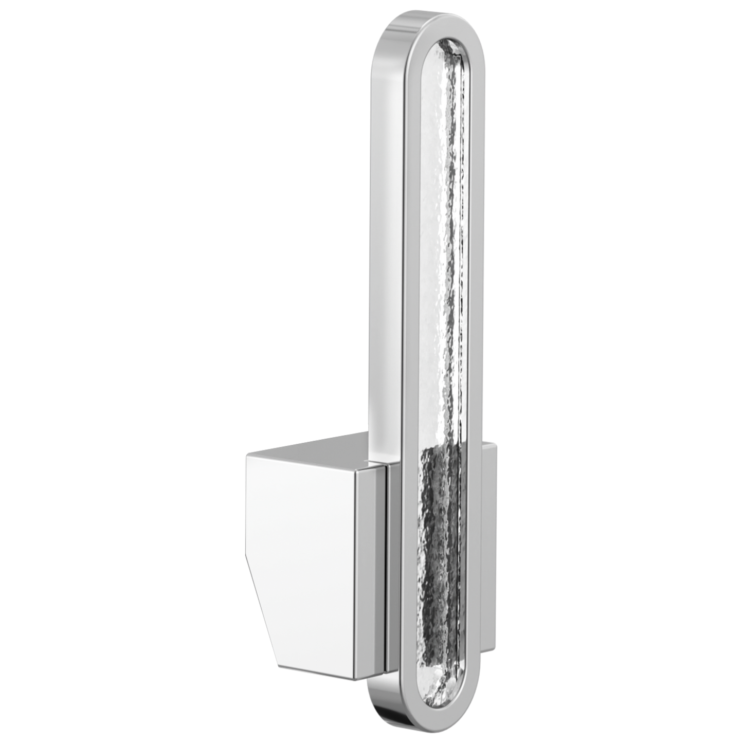 Brizo Frank Lloyd Wright HLK022 Pull-Down Kitchen Faucet Arc Lever with Glass Inlay Handle Kit - Polished Chrome / Clear Acrylic