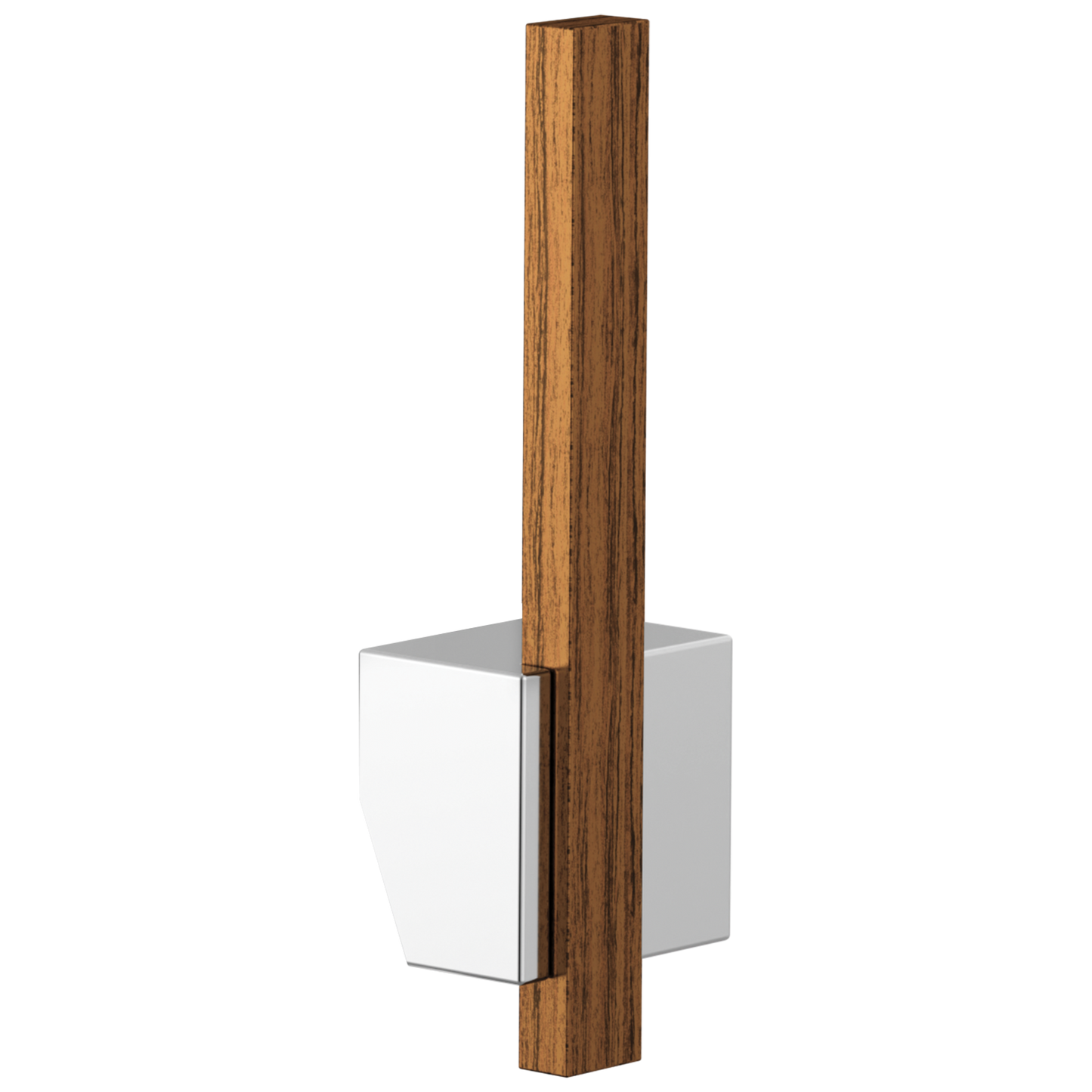 Brizo Frank Lloyd Wright HLK023 Pull-Down Kitchen Faucet Offset Wood Lever Handle Kit - Polished Chrome / Teak Wood