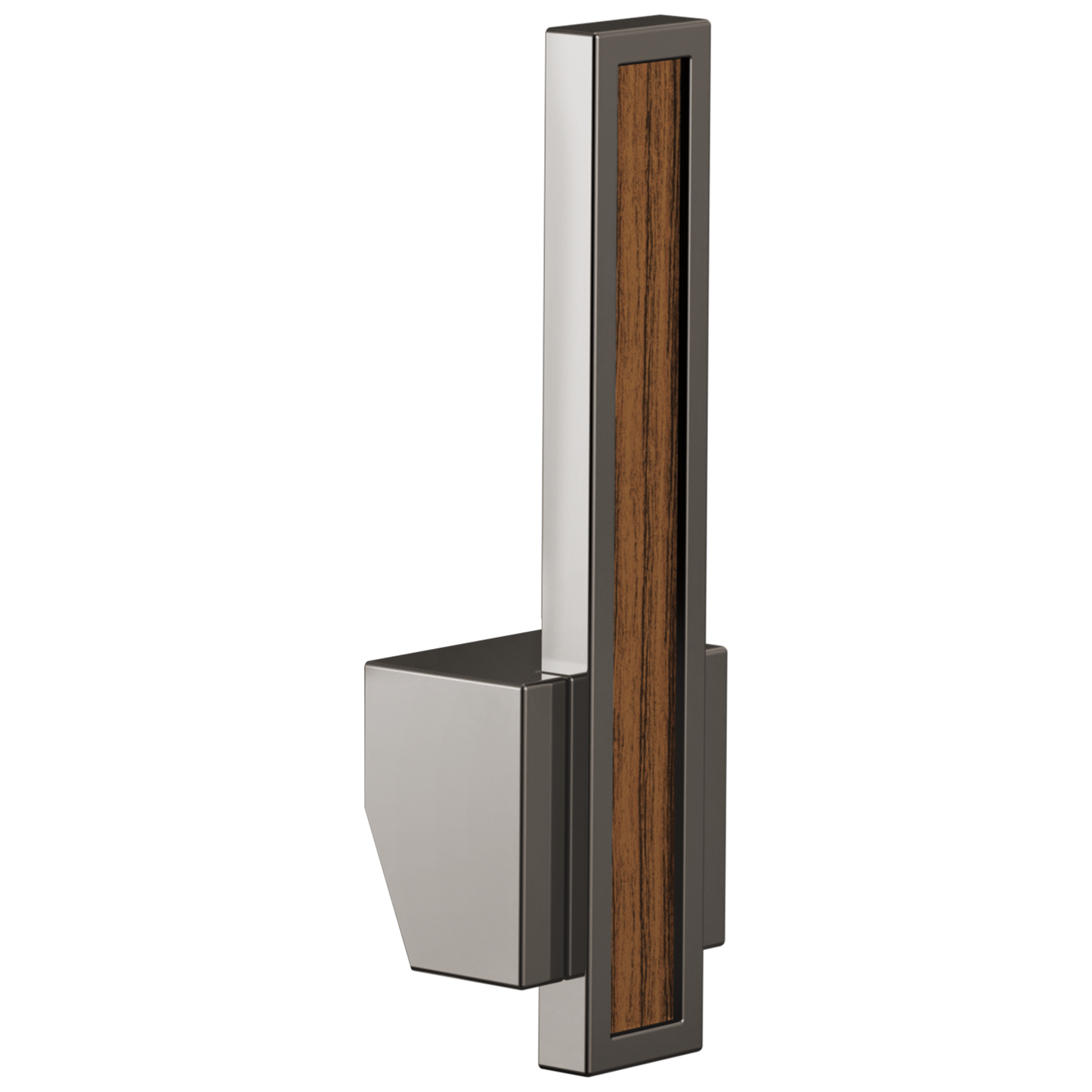 Brizo Frank Lloyd Wright HLK024 Pull-Down Kitchen Faucet Lever with Wood Inlay Handle Kit - Brilliance Black Onyx / Wood
