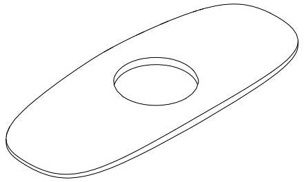 KOHLER K-20003 July Escutcheon plate