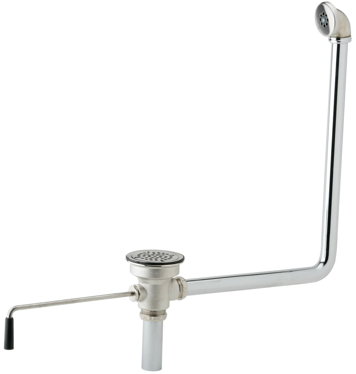 Elkay 3-1/2" Drain Fitting Rotary Lever Operated with Overflow w/2" Diameter Tailpiece