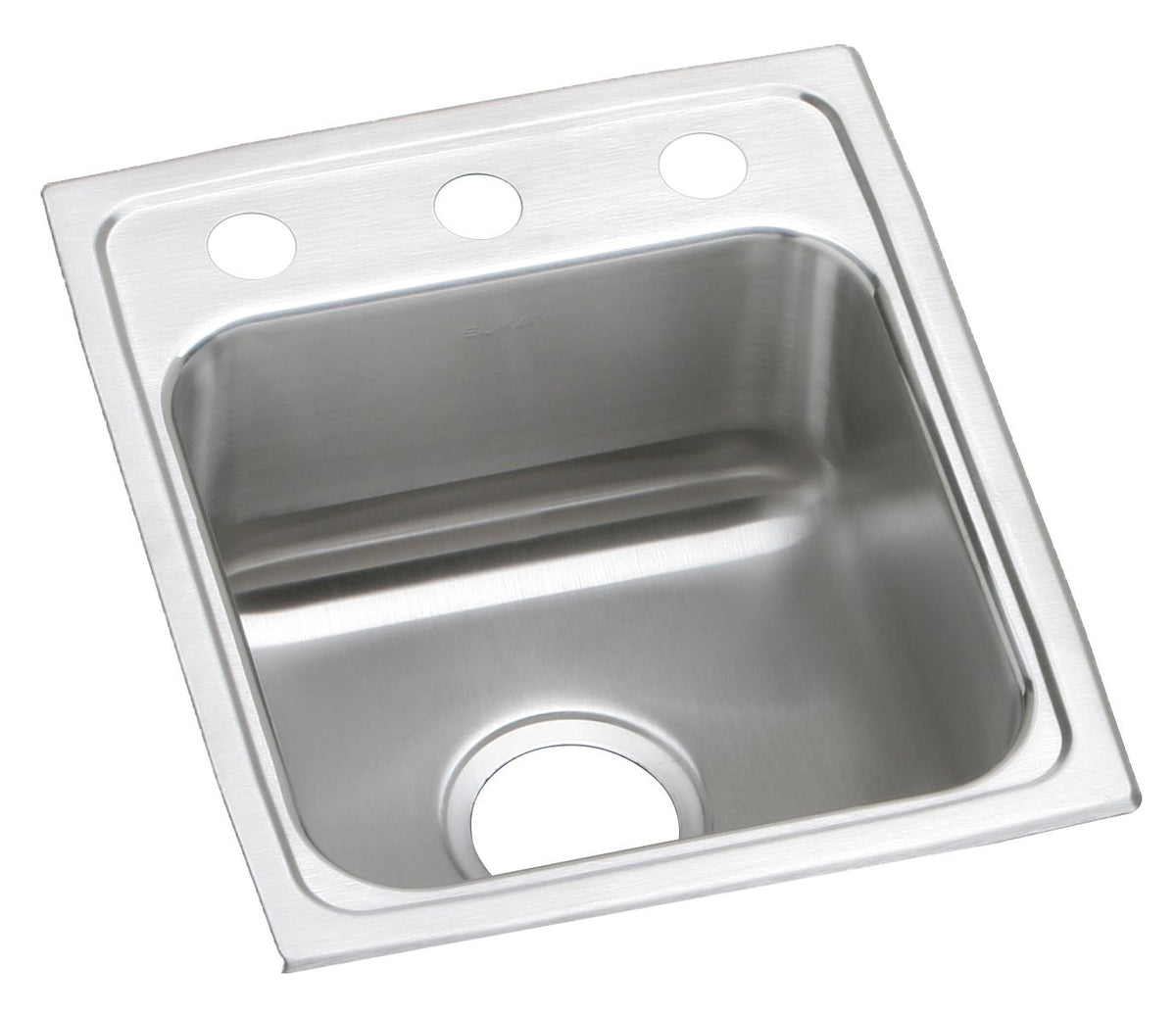 Elkay Lustertone Classic Stainless Steel 13" x 16" x 5" 1-Hole Single Bowl Drop-in ADA Sink