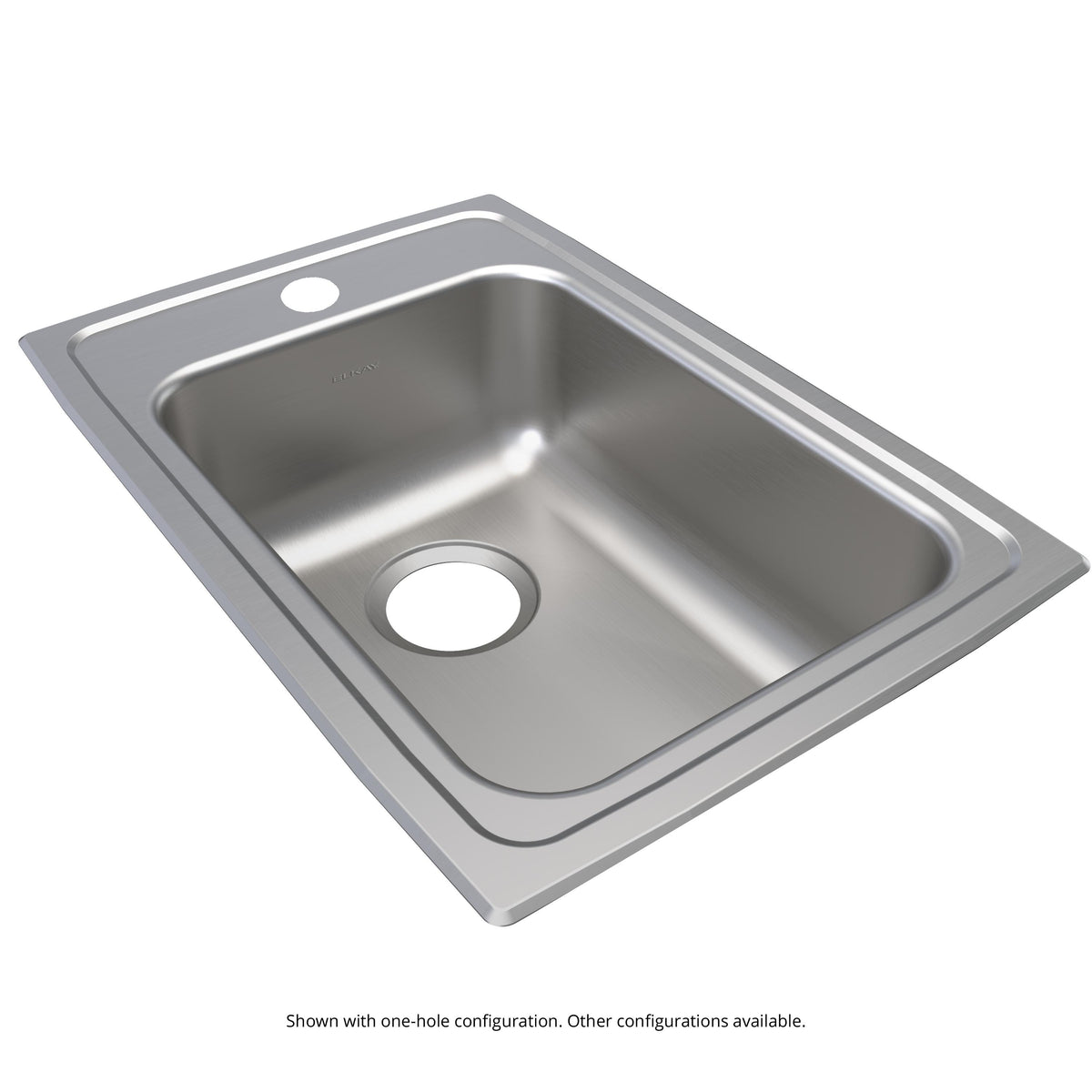 Elkay Lustertone Classic Stainless Steel 15" x 22" x 6-1/2" MR2-Hole Single Bowl Drop-in ADA Sink