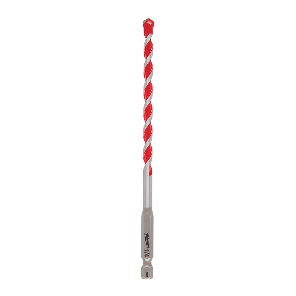 Milwaukee 48-20-9011 1/4" x 4" x 6" SHOCKWAVE Impact Duty Carbide Hammer Drill Bit