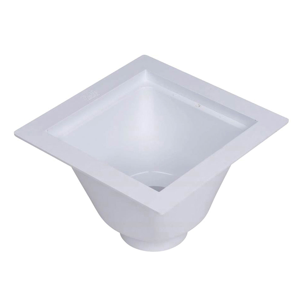Oatey 42722 Floor Sink, Fits Pipe Size: 4 in, Socket Connection, PVC