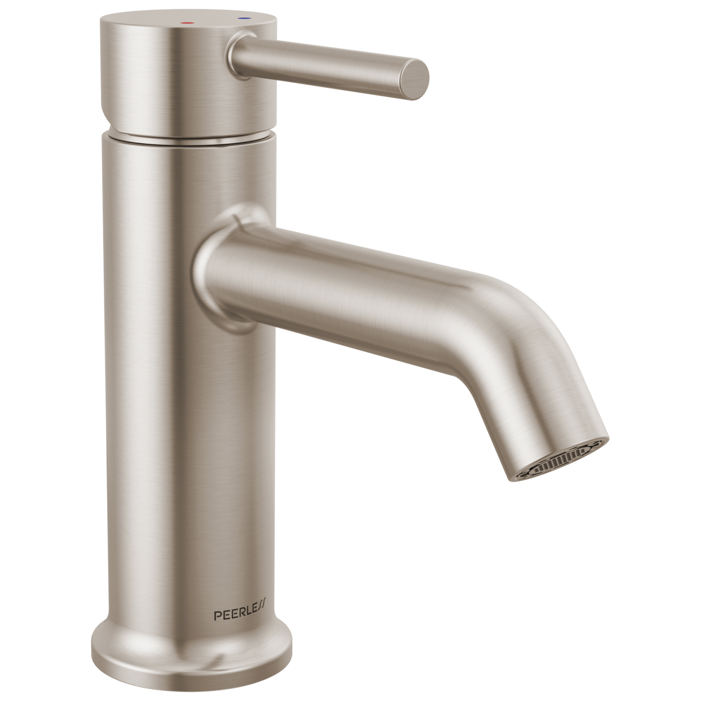 Peerless Precept P1647LF Single Top Handle Lavatory Faucet - Brushed Nickel