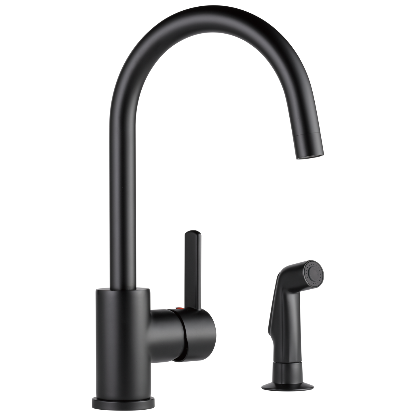 Single-Handle Kitchen Faucet with Spray