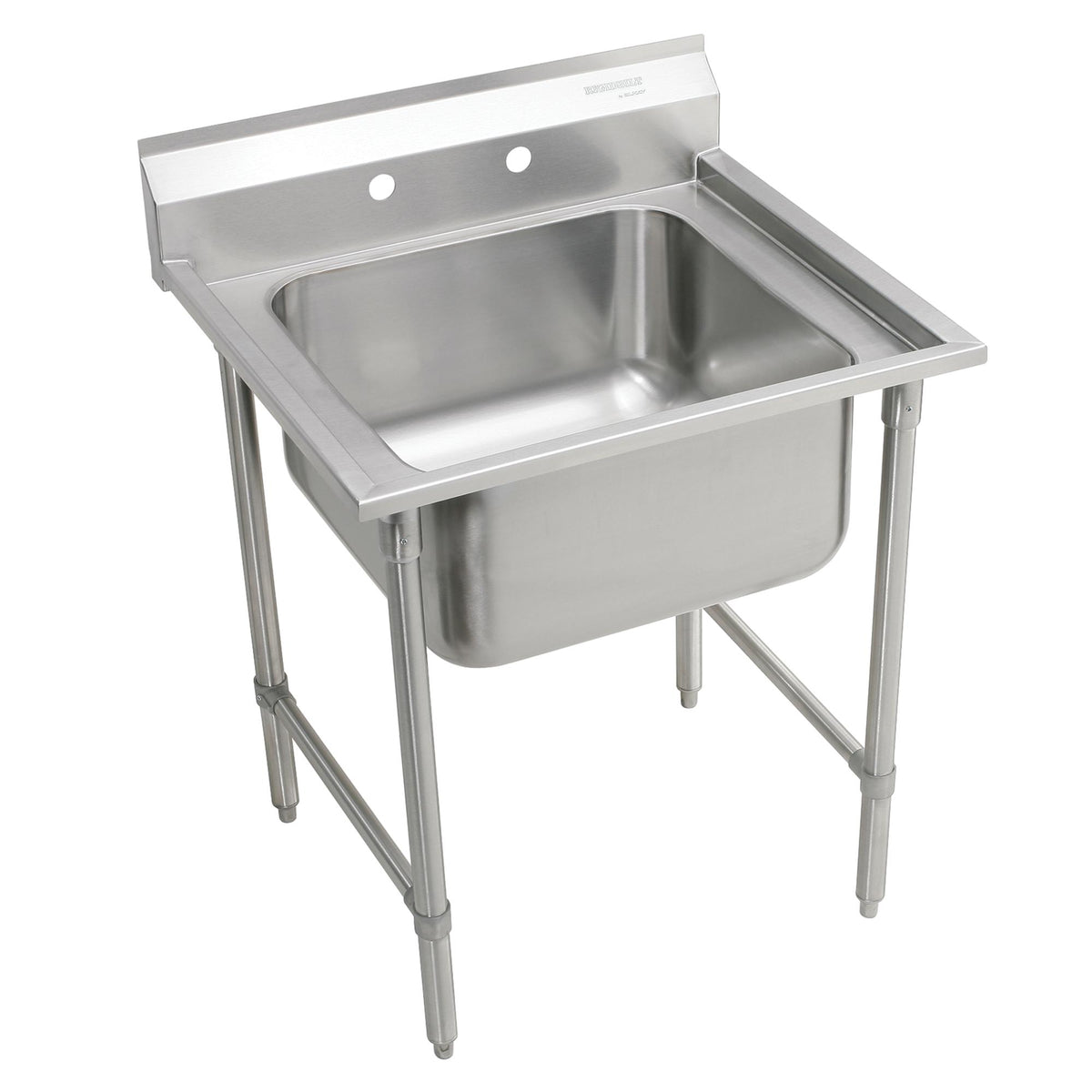 Elkay Rigidbilt Stainless Steel 33" x 29-3/4" x 12-3/4" Floor Mount Single Compartment Scullery Sink
