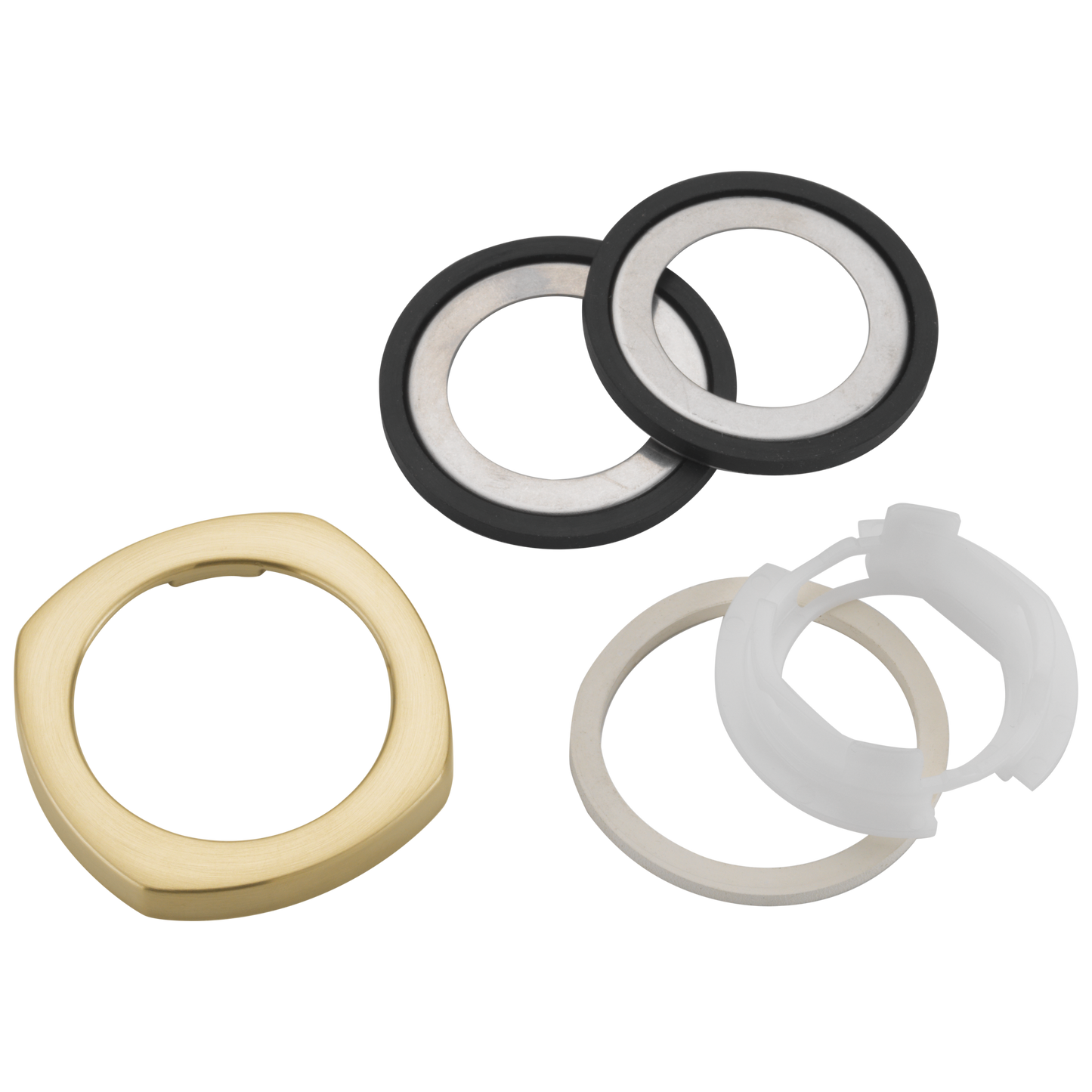Delta Stryke RP100369CZPR Handle Escutcheon - Widespread Bath - Lumicoat Champagne Bronze