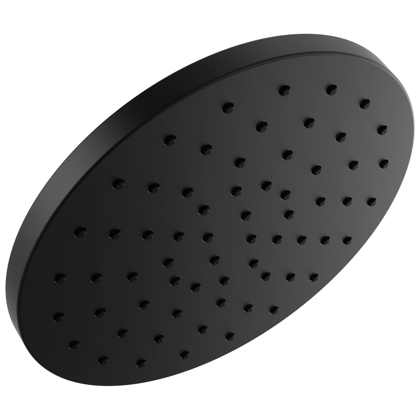 Delta Universal Showering Components RP104122BL Single-Setting Raincan Shower Head - Matte Black
