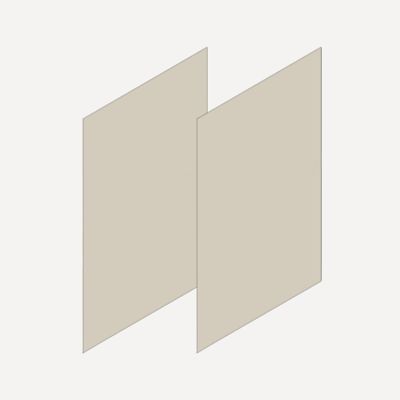 Robern Cartesian & Profiles Side Kit, 30" H x 21" D