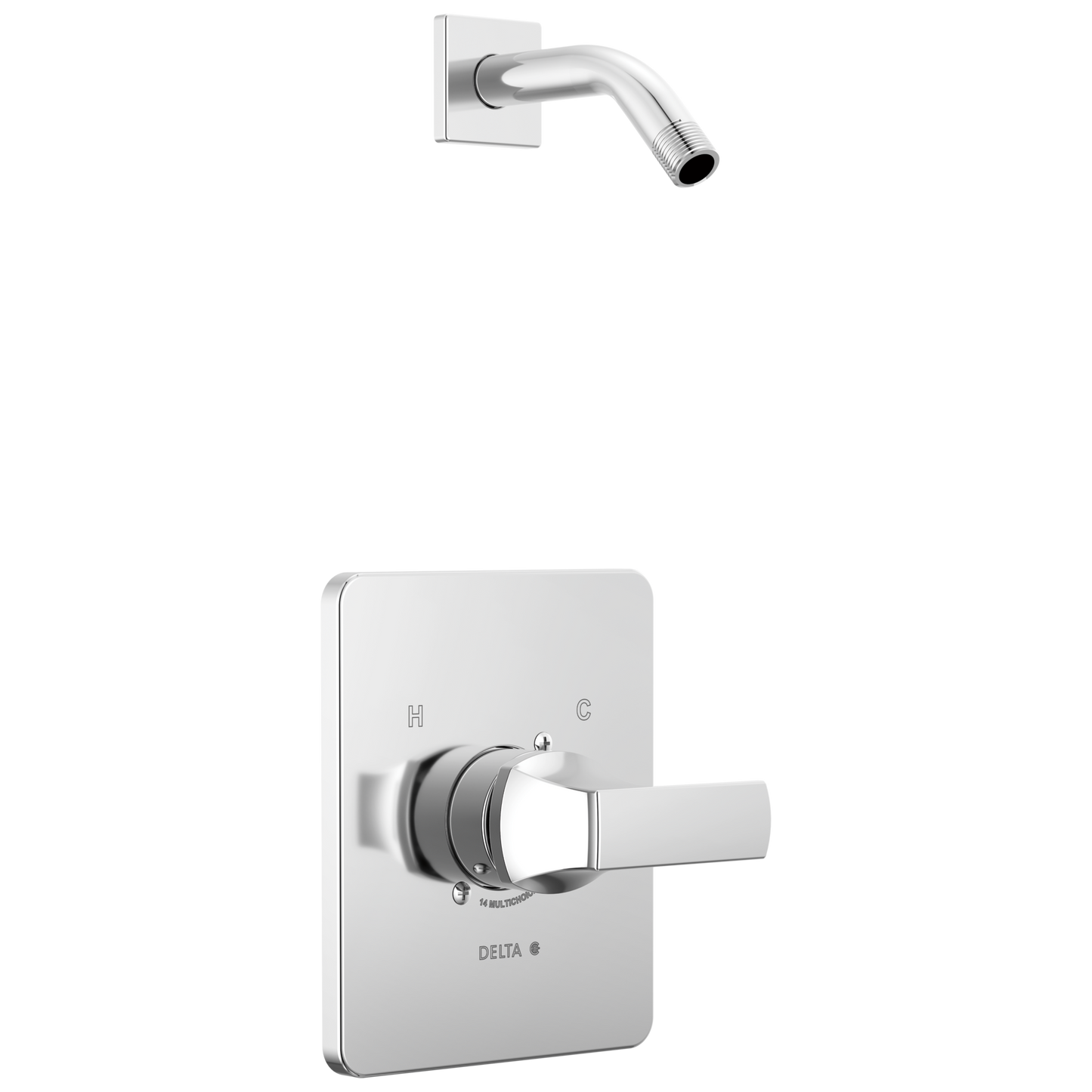 Delta Velum T14237 Monitor 14 Series Shower Trim - Less Head - Chrome