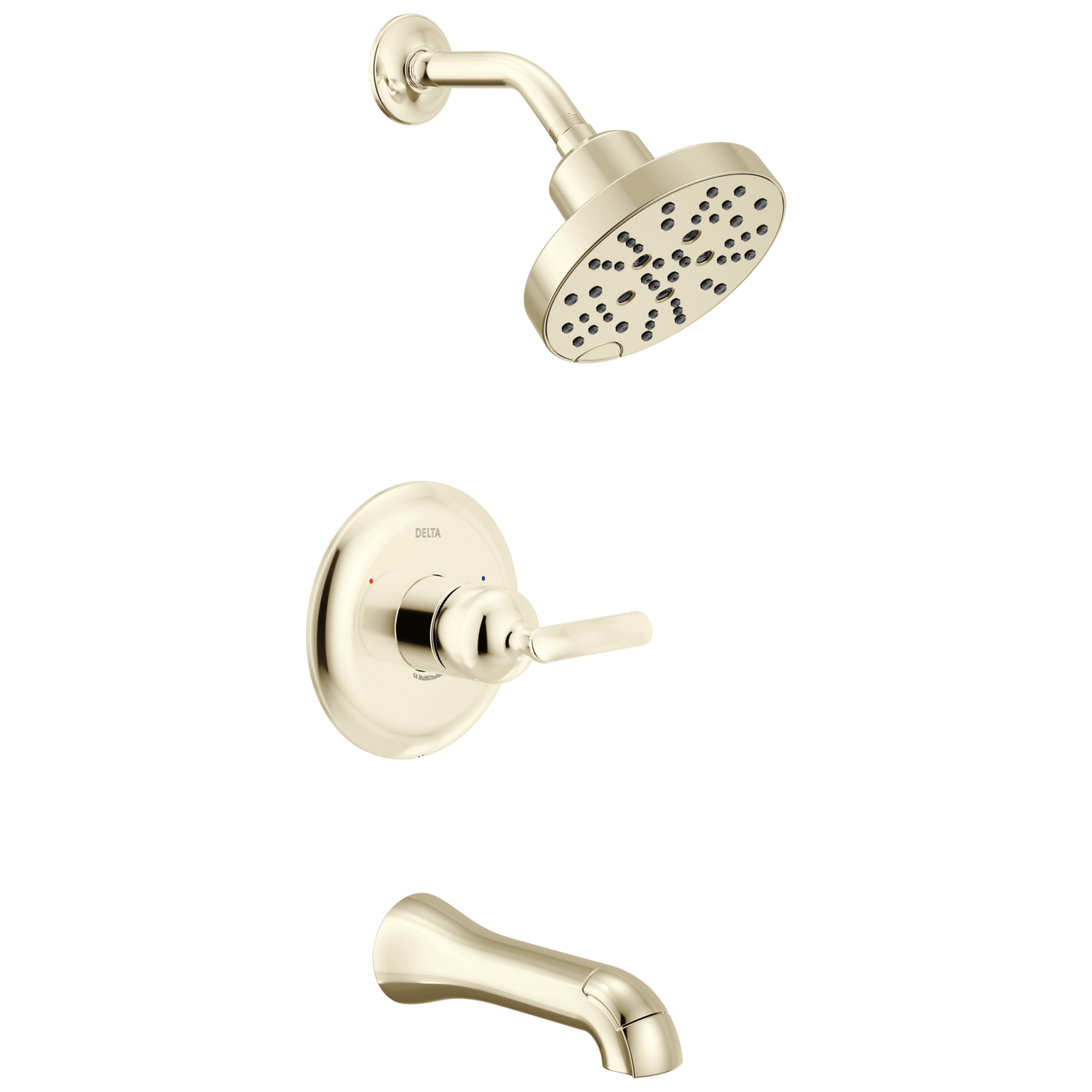 Delta Bonacci T14445 14 Series Tub Shower Trim - Lumicoat Polished Nickel
