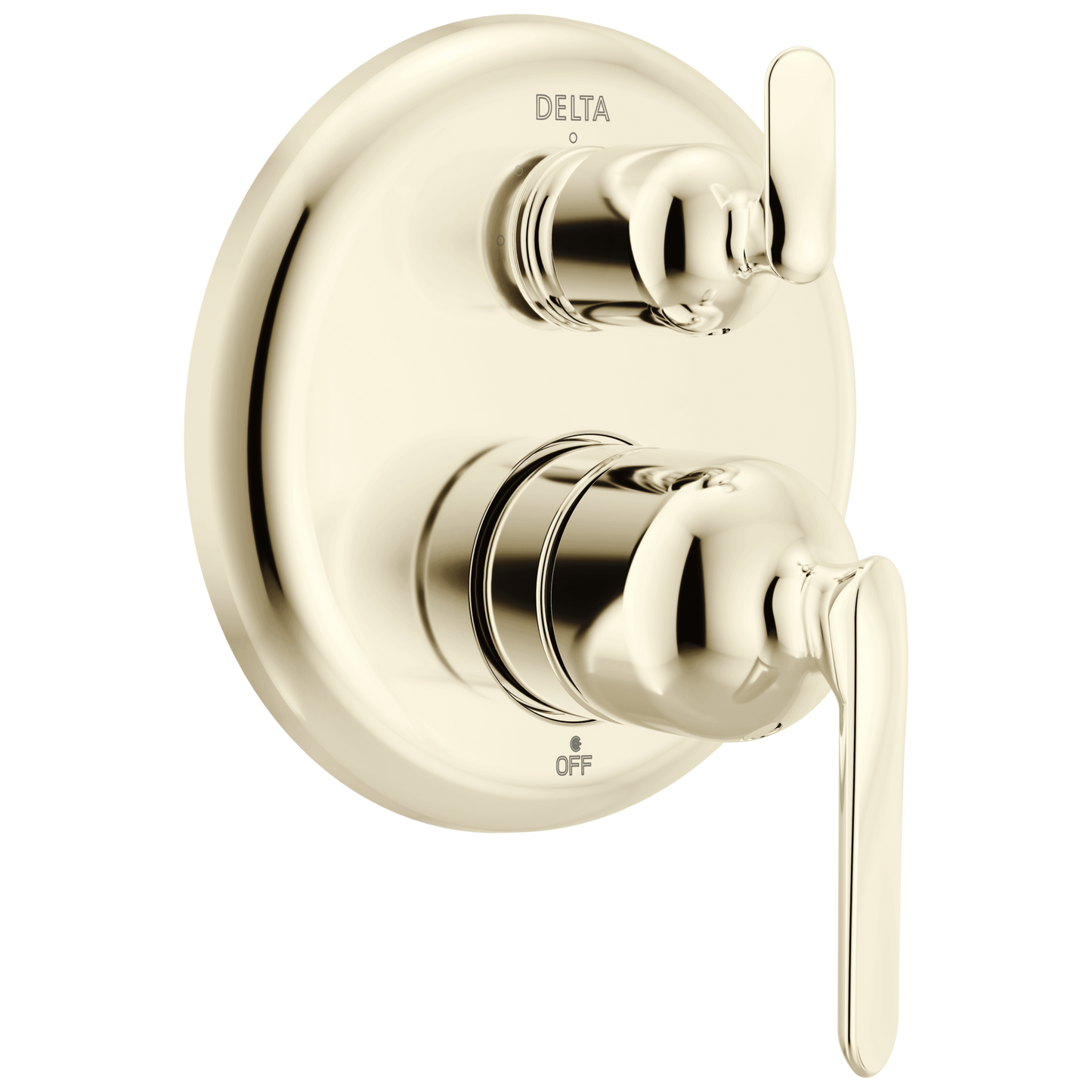 Delta Bonacci T24845 14 Series 3-Setting Integrated Diverter Trim - Lumicoat Polished Nickel