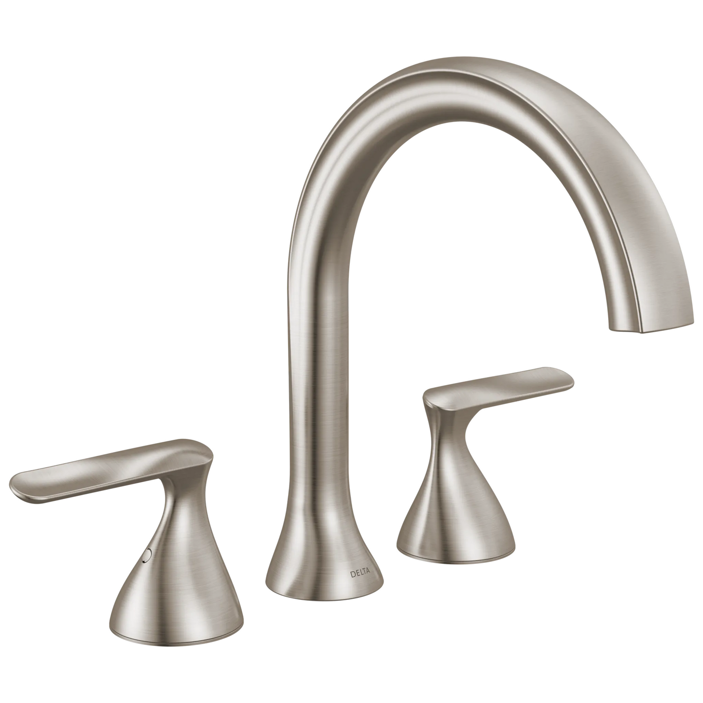 Delta Bonacci T2745 Three Hole Roman Tub Trim - Lumicoat Stainless