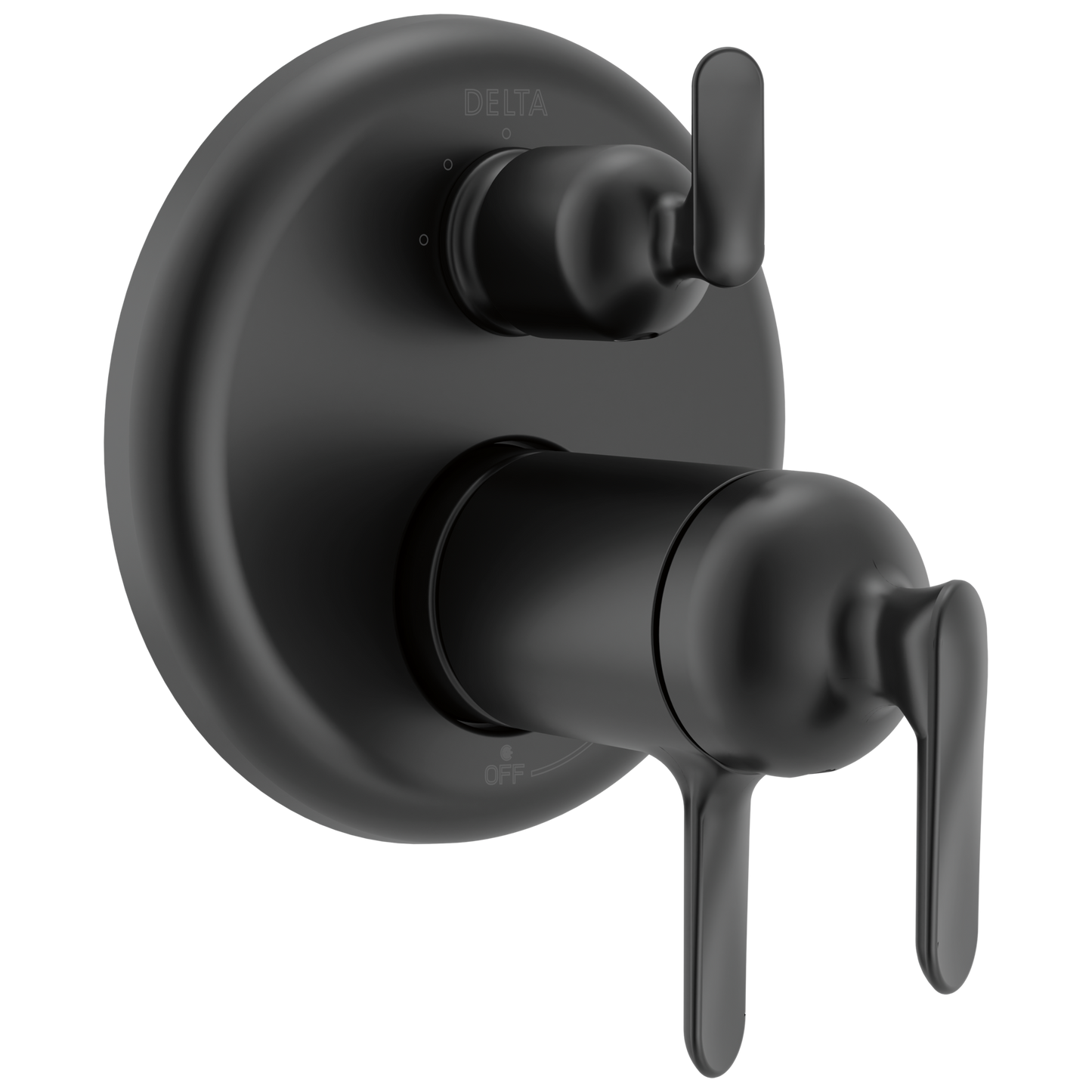 Delta Bonacci T27T845 17T Series 3-Setting Integrated Diverter Trim - Matte Black