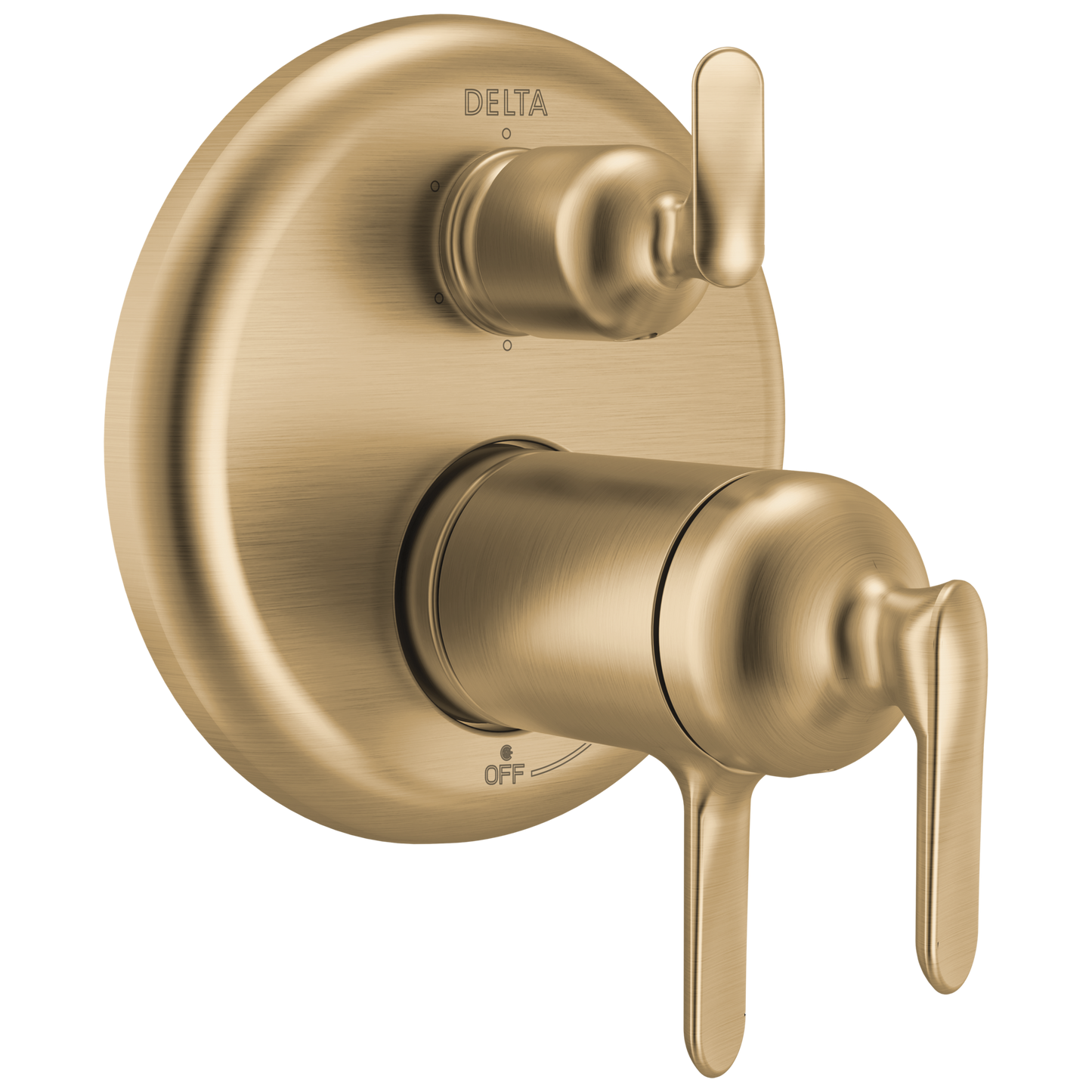 Delta Bonacci T27T945 17T Series 6-Setting Integrated Diverter Trim - Lumicoat Champagne Bronze