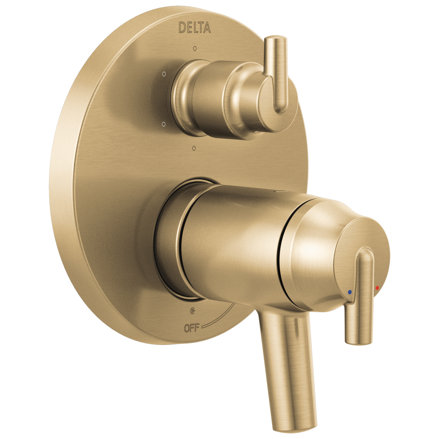 Contemporary TempAssure 17T Series Valve Trim with 6-Setting Integrated Diverter
