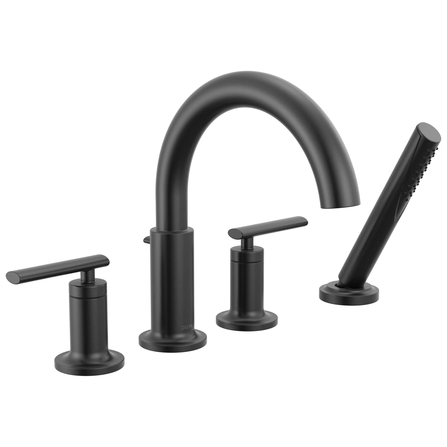 Delta Altado T4742 Roman Tub Trim with Hand Shower - Matte Black