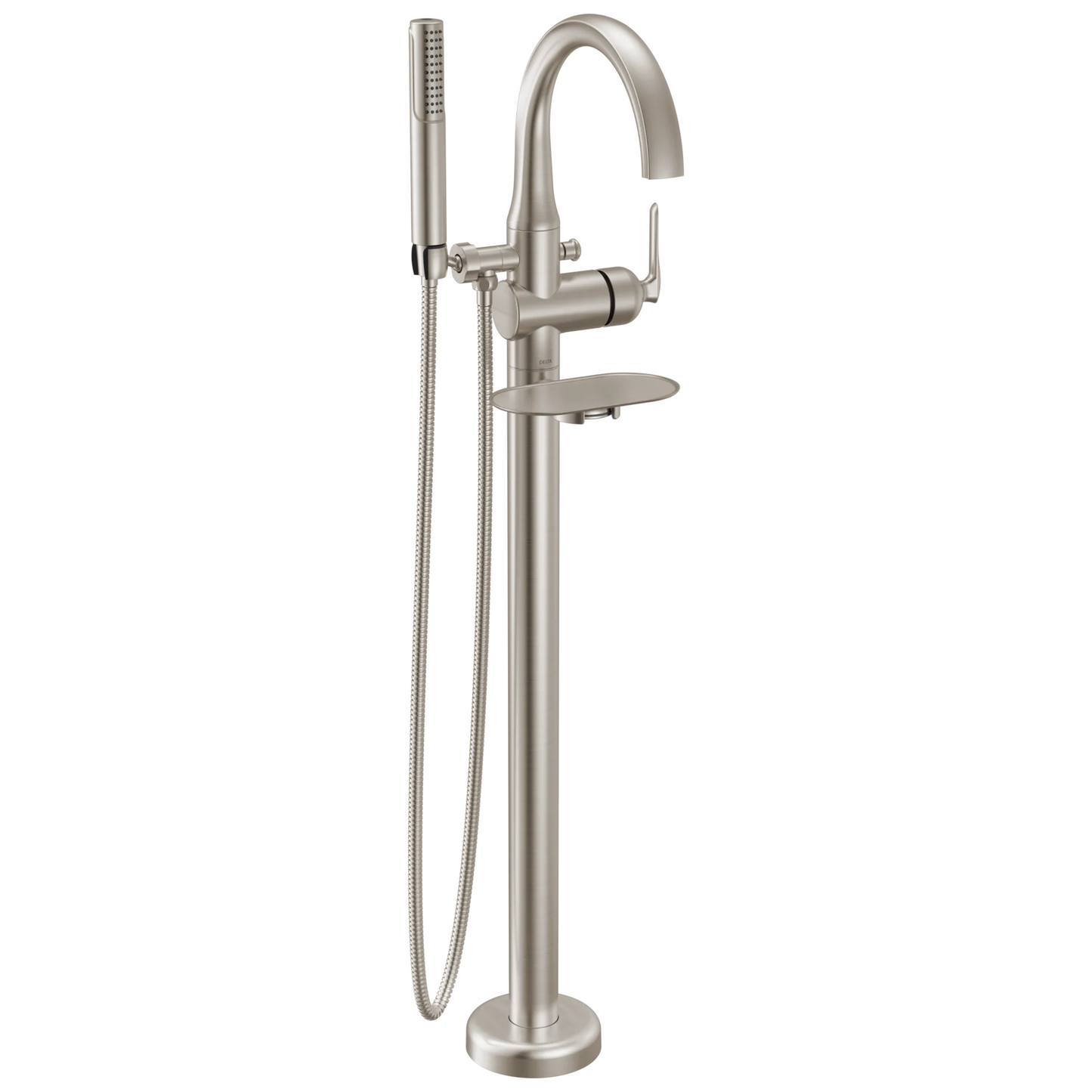 Delta Bonacci T4745 Floor Mount Tub Filler Trim - Lumicoat Stainless