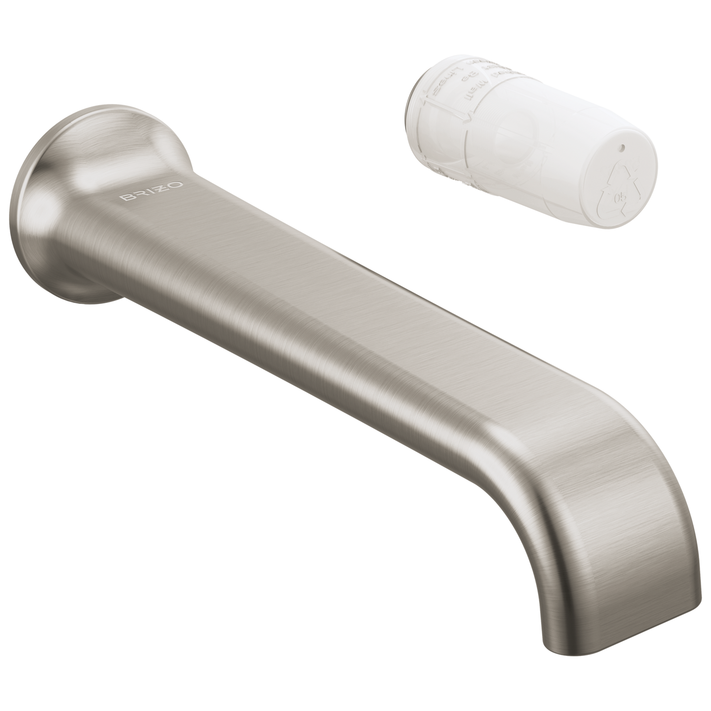 Brizo Allaria T65767LF Two-Hole, Single-Handle Wall Mount Lavatory Faucet - Less Handle 1.2 GPM - Luxe Nickel