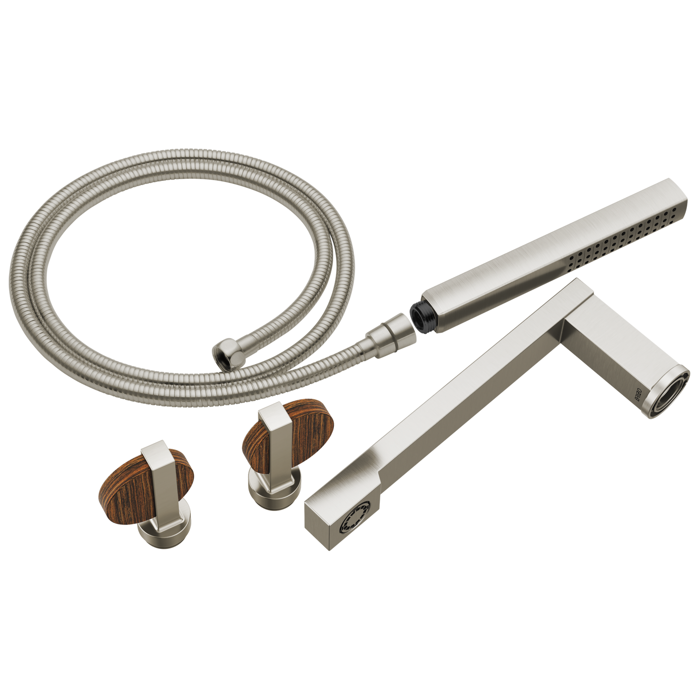 Brizo Frank Lloyd Wright T703100 Two-Handle Tub Filler Trim Kit with Lunar Handles