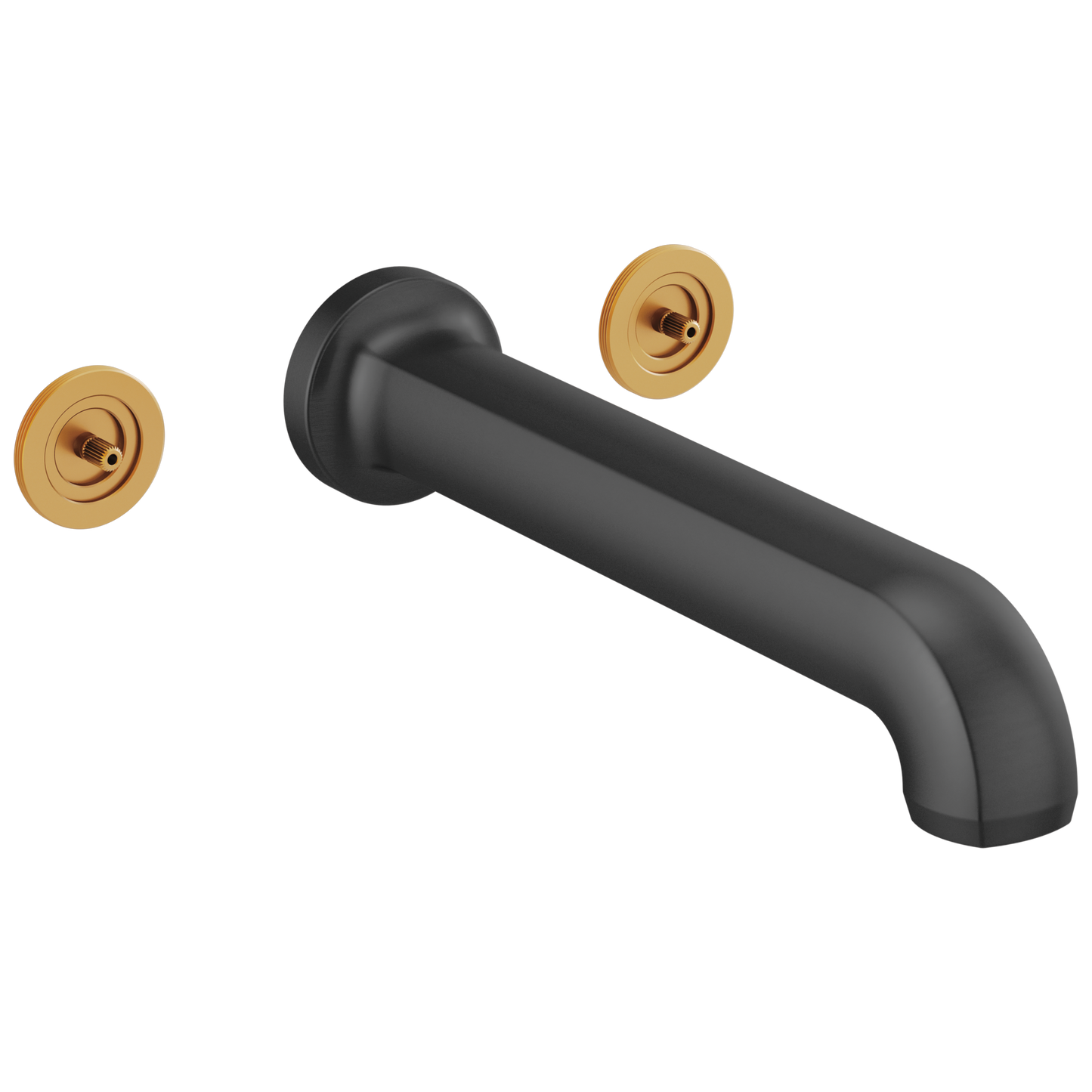 Two-Handle Wall Mount Tub Filler - Less Handles