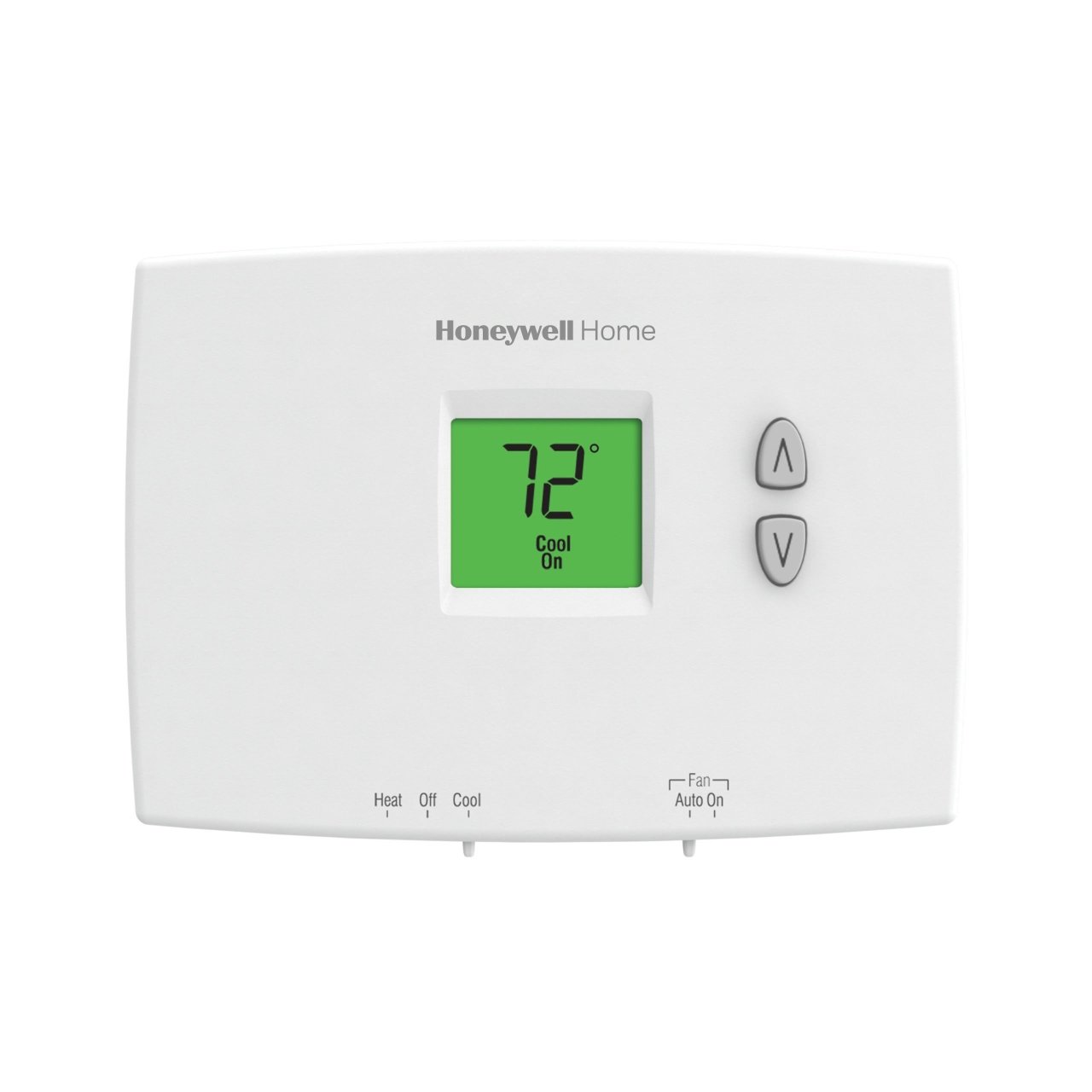 Honeywell TH1110DH1003 PRO 1000 | Horizontal Non-Programmable Thermostat - 1 Heat/1 Cool Heat Pump Systems • 1 Heat/1 Cool Conventional Systems