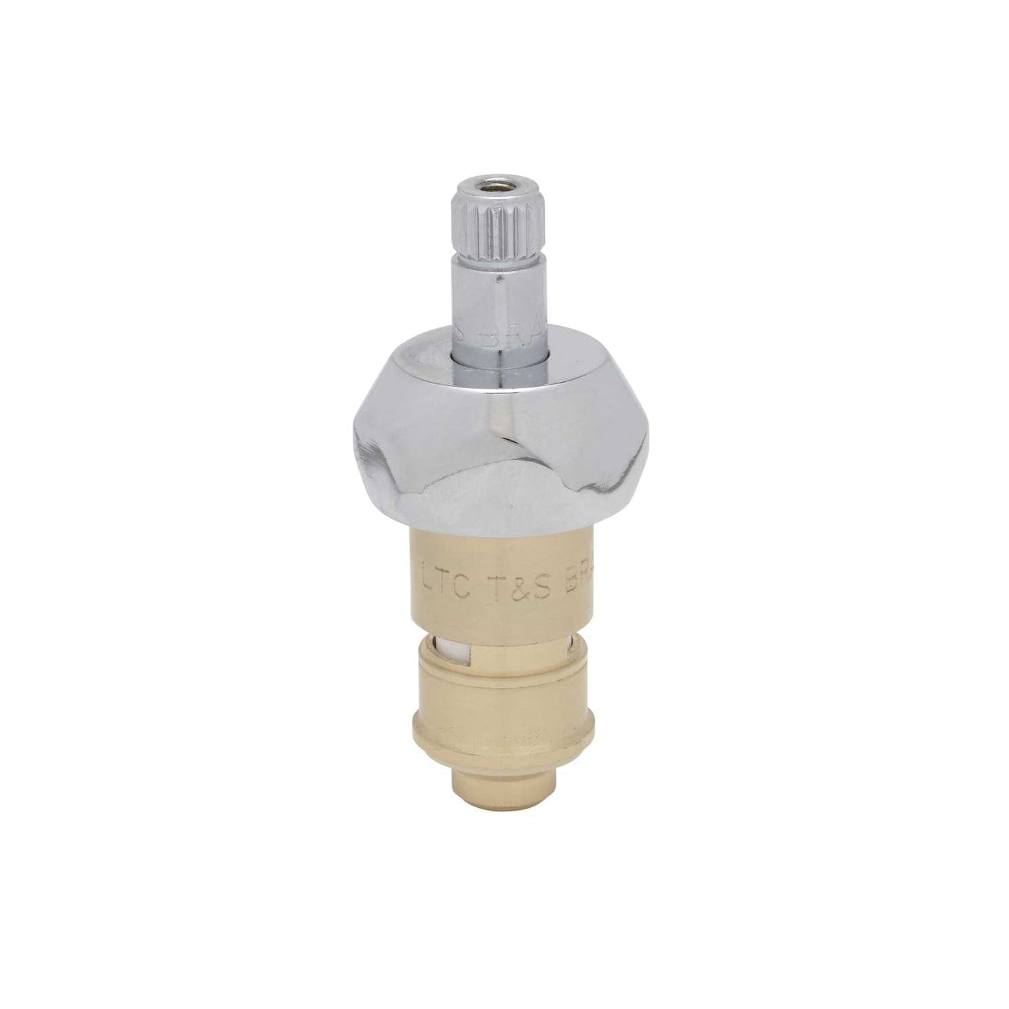 T&S Brass 012395-25NS Cerama Cartridge With New Style Bonnet and Check Valve, 3 in L, Brass
